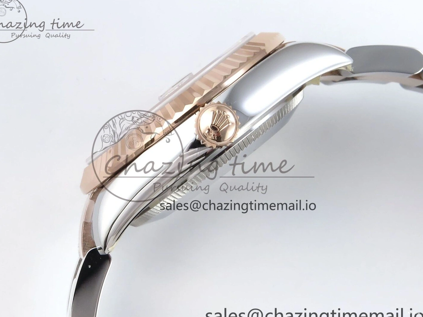 MiroTime 1230 Casual DateJust 31 278271 ARF 1:1 Best Edition 904L Steel White Roman Dial on SS RG Oyster Bracelet ETA 521